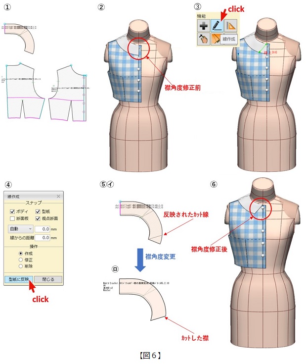フラット･パターンメーキングとデジタルトワルチェック vol.30[図6]