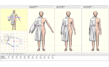 Simplified muslin-for-fit with half body patterns