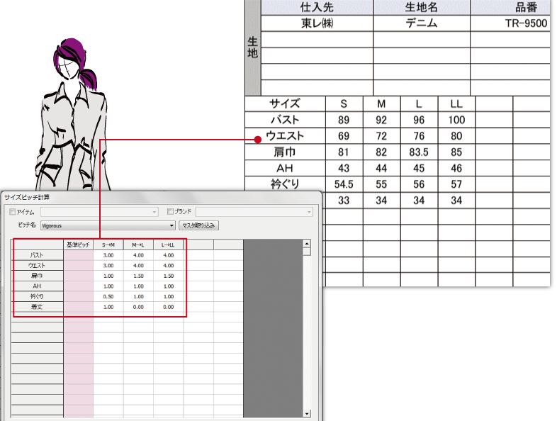 Automatic pitch calculation